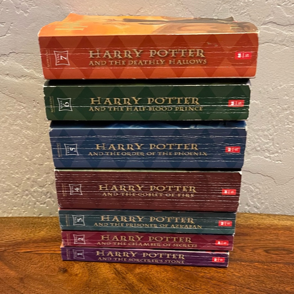 Harry Potter Paperback Complete Book Set 1-7